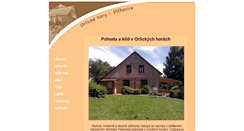 Desktop Screenshot of chalupanahorach.com